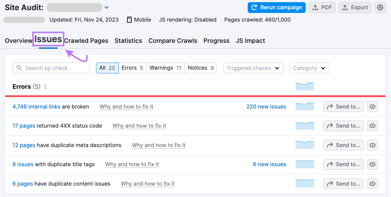 Duplicate Meta Descriptions