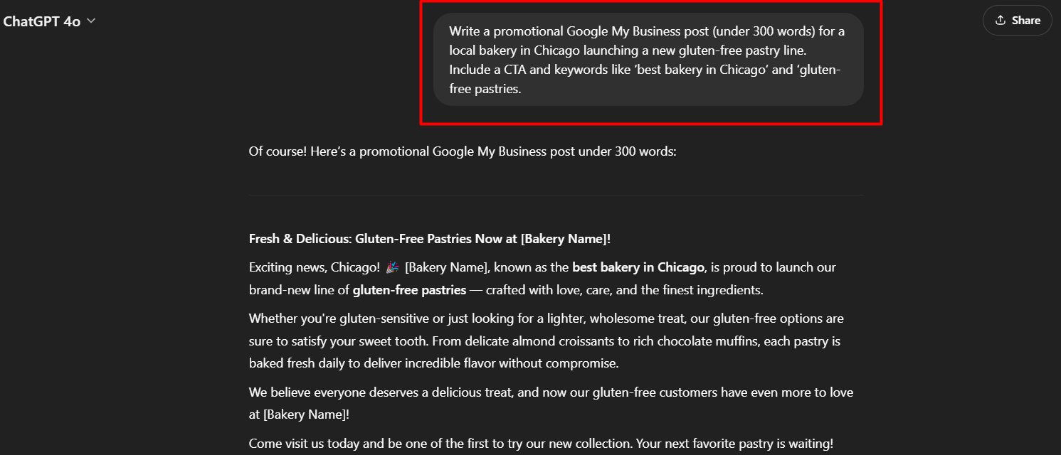Local SEO Prompts