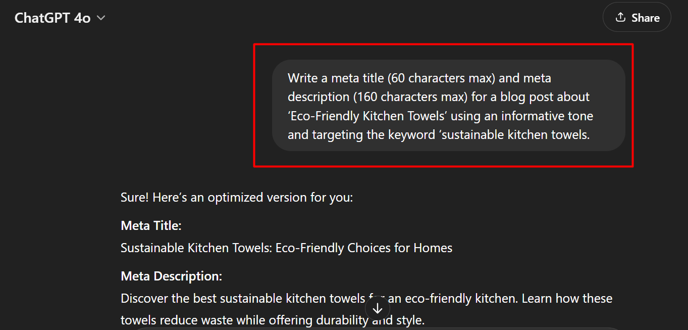 On-Page SEO Prompts