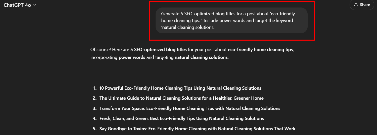 SEO Blog Writing Prompts