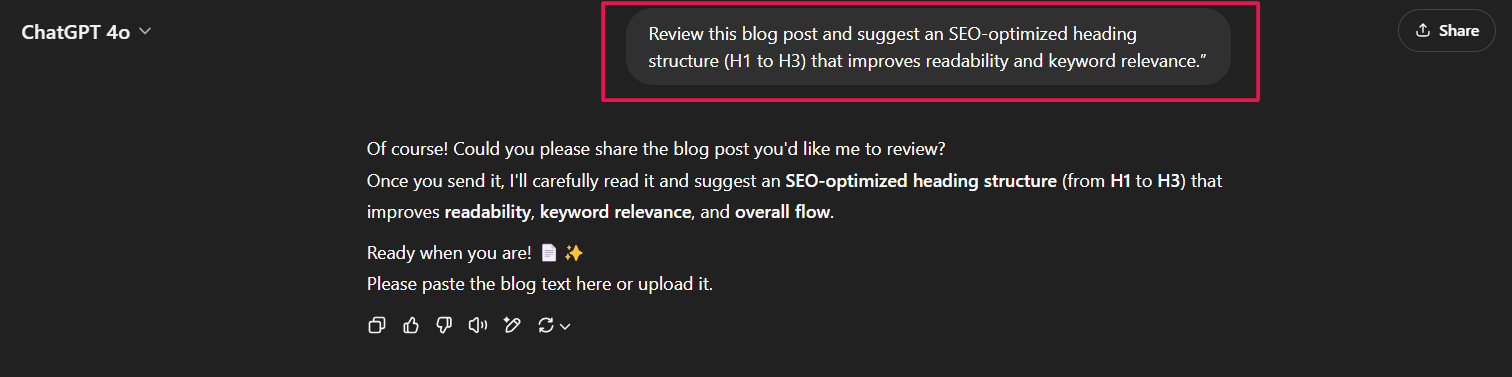 Why Use ChatGPT Prompts for SEO