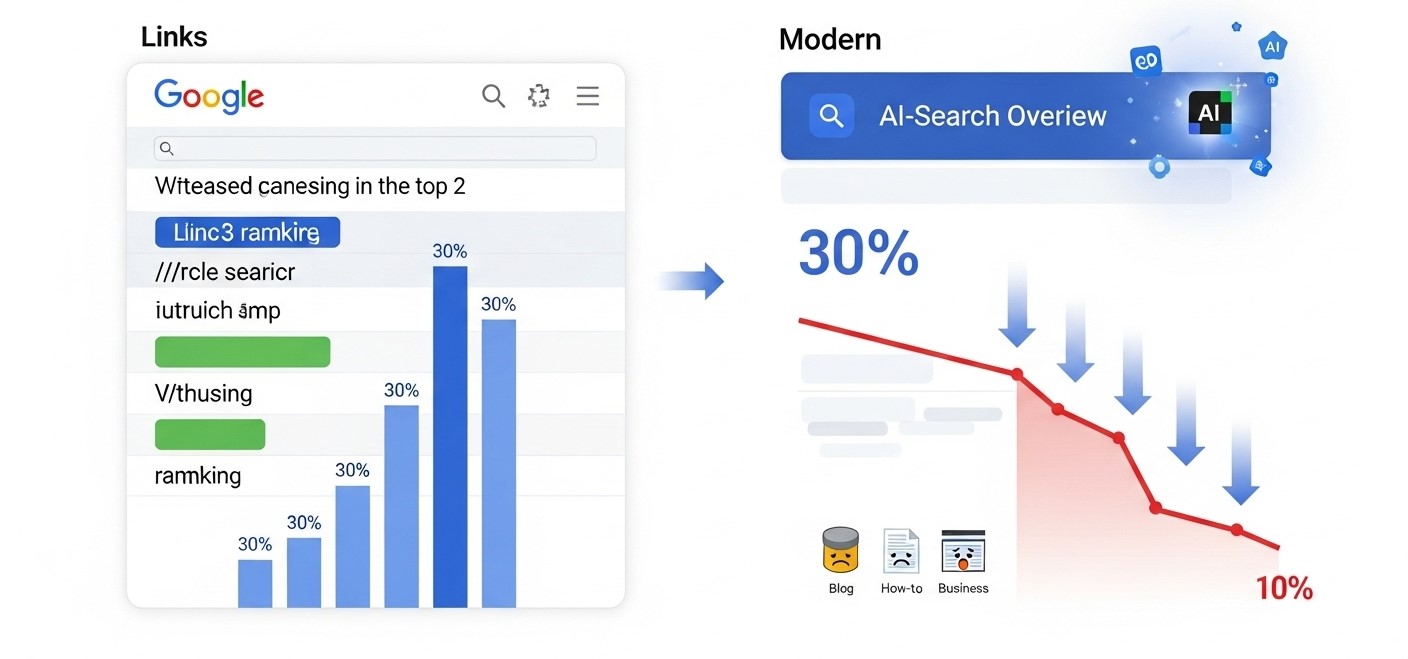 Decreased Organic Click-Through Rates