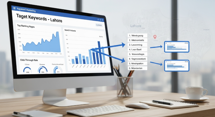 target keywords and pages