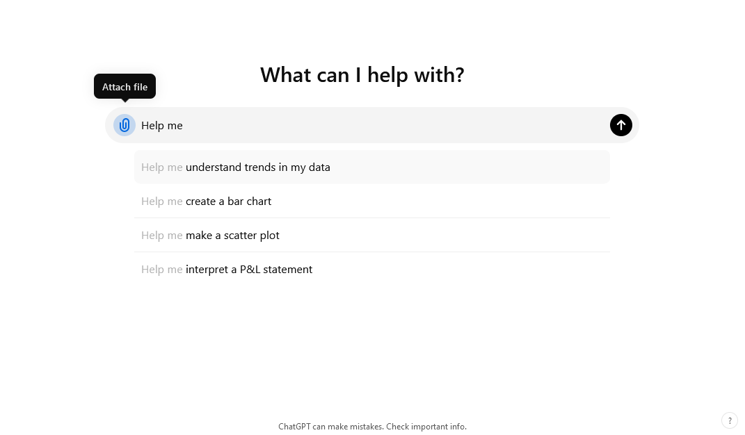 Analyze Data with chatgpt