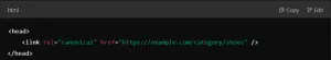 Correct Implementation (Single Preferred URL)