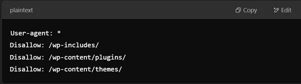 Example of a wrong robots.txt blocking CSS/JS