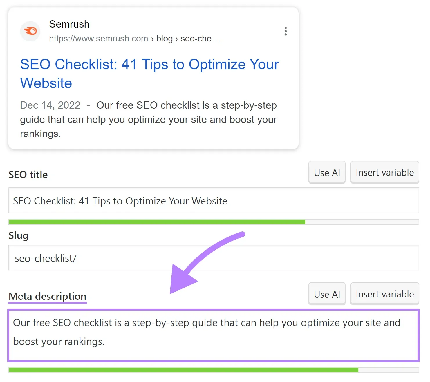 Missing Meta Descriptions