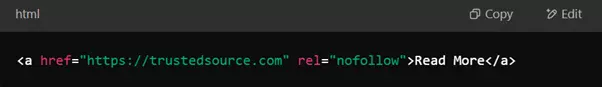 DO NOT use nofollow for
