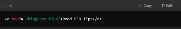 Example of a Relative URL