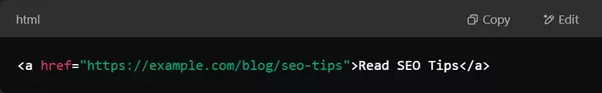 Example of an Absolute URL