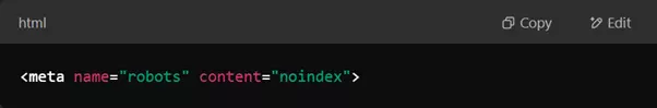 Remove Noindex Meta Tags