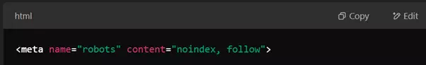 Use the Noindex Alternative