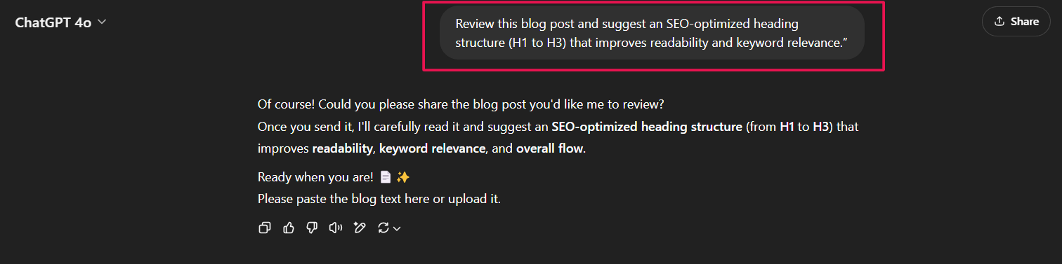 Why Use ChatGPT Prompts for SEO
